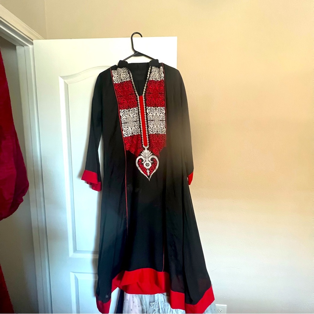 Gown style pakistani Kurta and Dupata